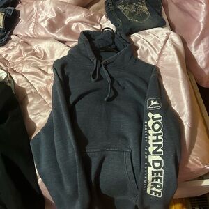 John Deere Men's Dark Gray Hoodie